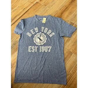 Aeropostale New York T Shirt Women XS NWT‎ Blue Graphic Short Sleeve